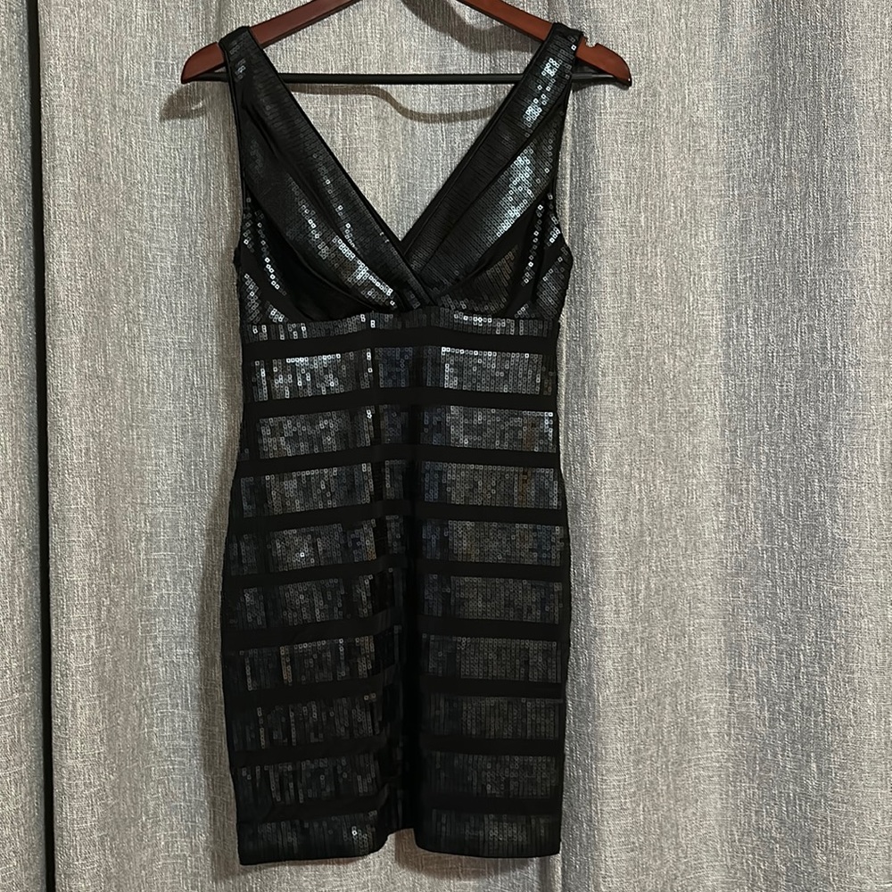 Black Sequence Party Dress! 🖤